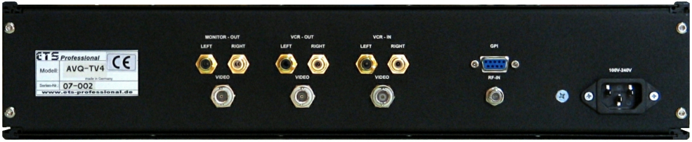 Empfangseinheit 4fach mit Quadsplitt