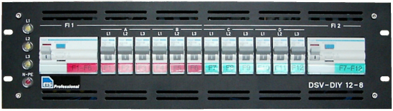 Stromverteiler DSV-DIY 12-8