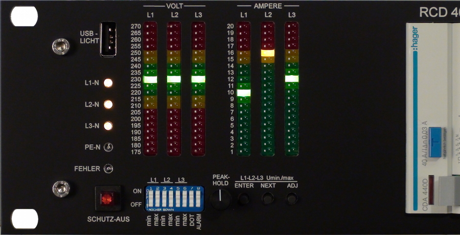LED-Balken-Anzeigen des DSV