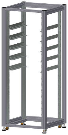 Rackkonstrucktion, leer